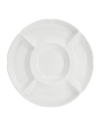 Platou pentru aperitiv cu 5 sectiuni, 31 cm, Convivio - SIMONA'S COOKSHOP